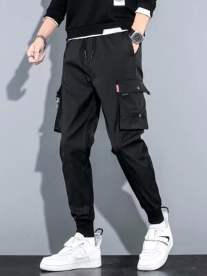 Ice Silk Spring And Summer Men's Casual Pants Men's Sports Overalls