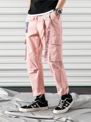 Men's overalls straight pants