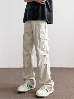 Men's Fashionable Casual Outdoor Loose Straight-Leg Pants