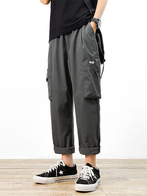 Korean Style Trendy Handsome Straight Slacks