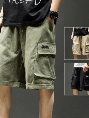 Cargo Shorts With Pockets Men Summer Pants
