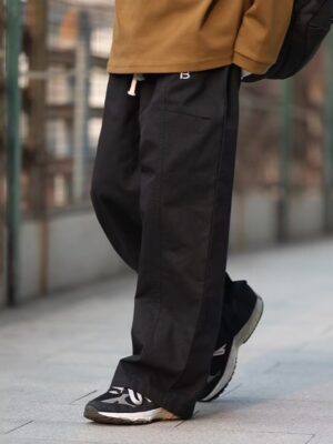 Men's Solid Color Summer Youth Popularity Sports Pants Loose Basic All-matching Trousers