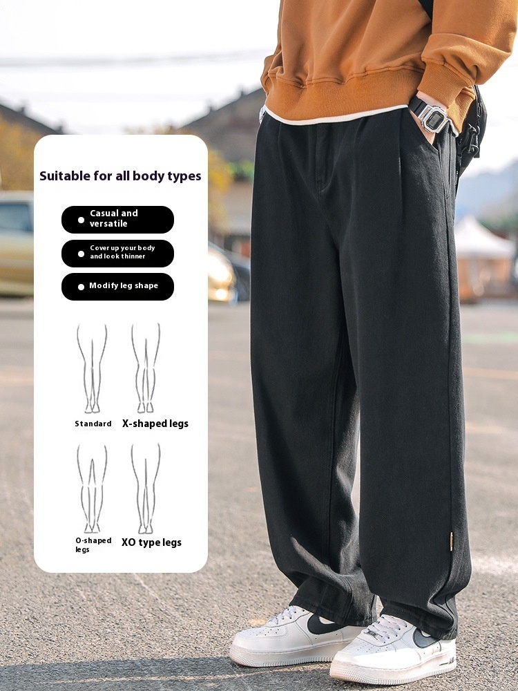 Men's Loose Cargo Pants Straight Casual Trousers ā Image 2