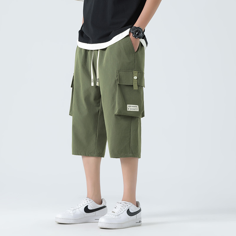 Summer Casual Sports Loose Fashion Work Clothes Men's Pants ā Image 2