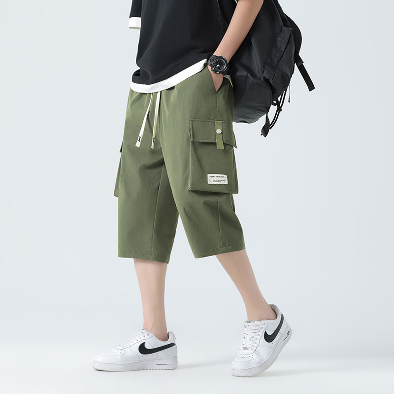 Summer Casual Sports Loose Fashion Work Clothes Men's Pants ā Image 3