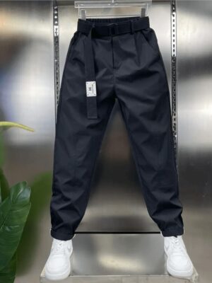 Trendy Relaxed-fit Versatile Patchwork Cropped Pants