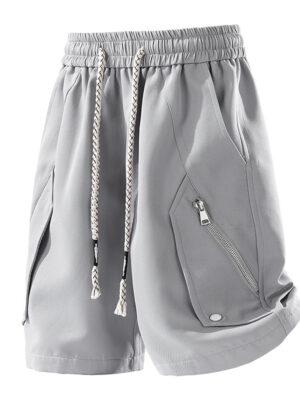 Breathable Casual Plus-size Five-point Work Pants