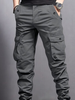 Mens Casual Workwear Trousers Long Pants