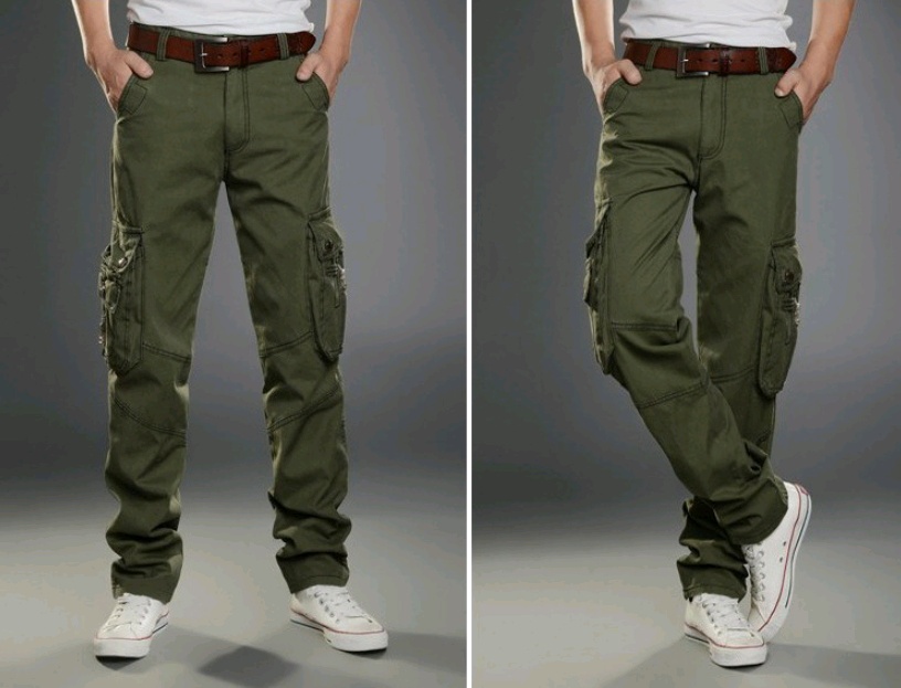 Men's multi-pocket overalls military pants casual trousers sports outdoor men's clothing ā Image 2