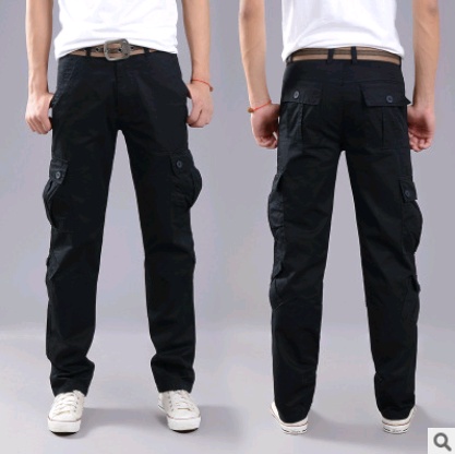 Men's multi-pocket overalls military pants casual trousers sports outdoor men's clothing ā Image 5