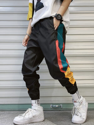summer men's sports pants Korean version of the trend loose casual Harlan sweatpants men's beam feet pants men's tide