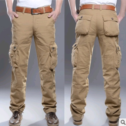 Men's multi-pocket overalls military pants casual trousers sports outdoor men's clothing ā Image 9