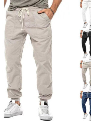 Spring And Autumn Men's Casual Pants Loose Tappered Trousers Leisure Sports Outdoor Overalls
