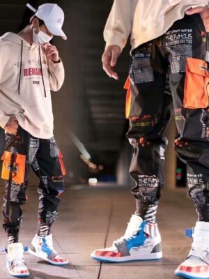 Fashionable loose hip-hop sports legged casual pants