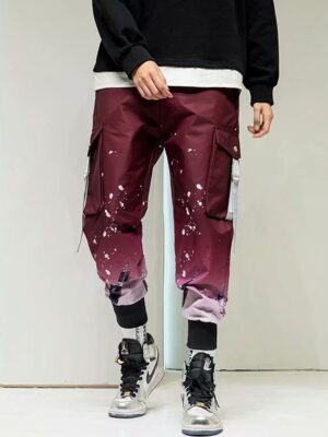 Gradient Casual Loose Nine point Beam Pants Trend