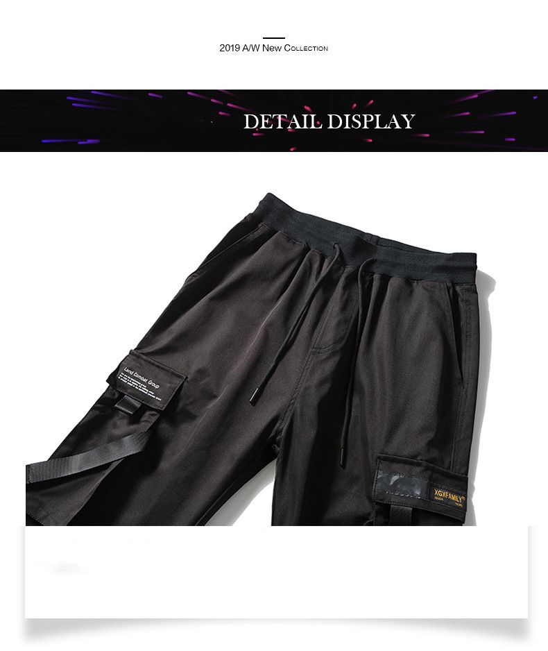Curved Pocket Windproof Waterproof Leggings For Men ā Image 4