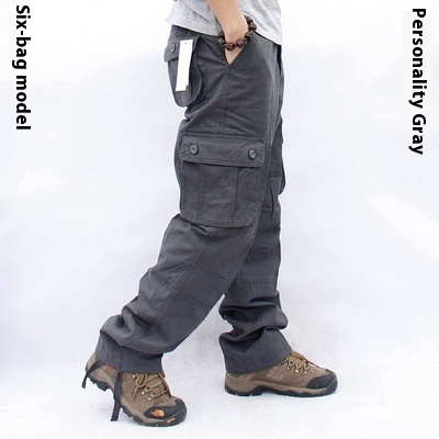 Multi-Pocket Workwear Casual Trousers Straight Work Uniforms Men's Pants ā Image 5
