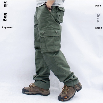 Multi-Pocket Workwear Casual Trousers Straight Work Uniforms Men's Pants ā Image 6