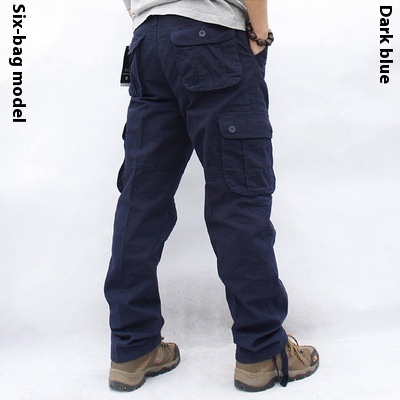 Multi-Pocket Workwear Casual Trousers Straight Work Uniforms Men's Pants ā Image 7