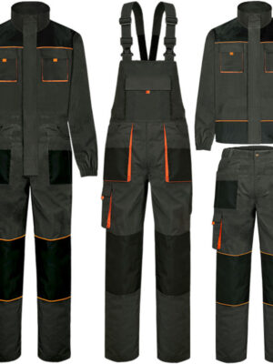 Multi-pocket Overalls Suit Wear-resistant One-piece