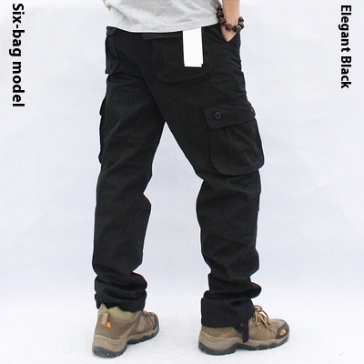 Multi-Pocket Workwear Casual Trousers Straight Work Uniforms Men's Pants ā Image 8