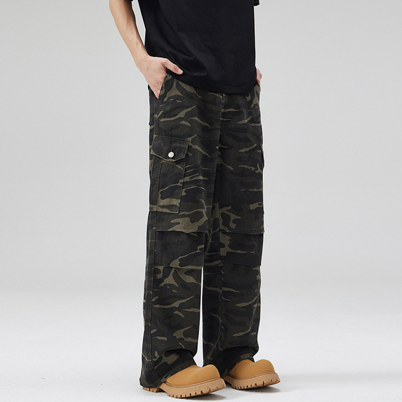 Paratrooper Camouflage Cargo Pants Men And Women Multi-pocket ā Image 2