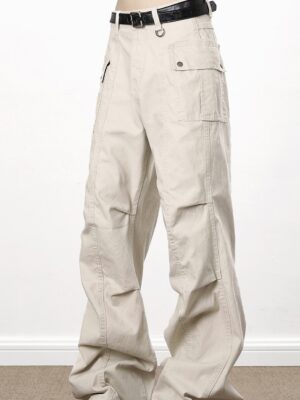 American High Street Washed Distressed Overalls