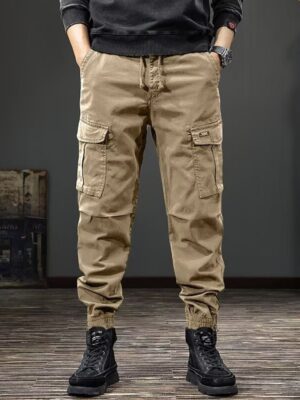 Spring And Fall Street-style Loose-fitting Casual Jogger Pants
