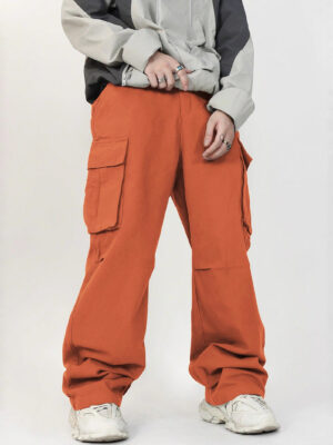 Casual Loose Three-dimensional Pocket Fried Street Overalls