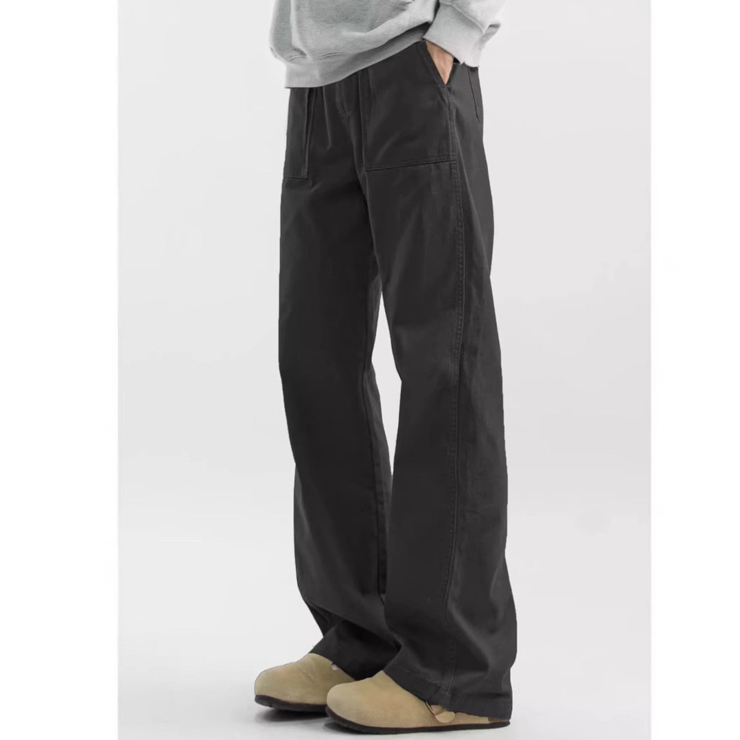 Maillard Retro Straight-leg Casual Men's Cargo Pants ā Image 4