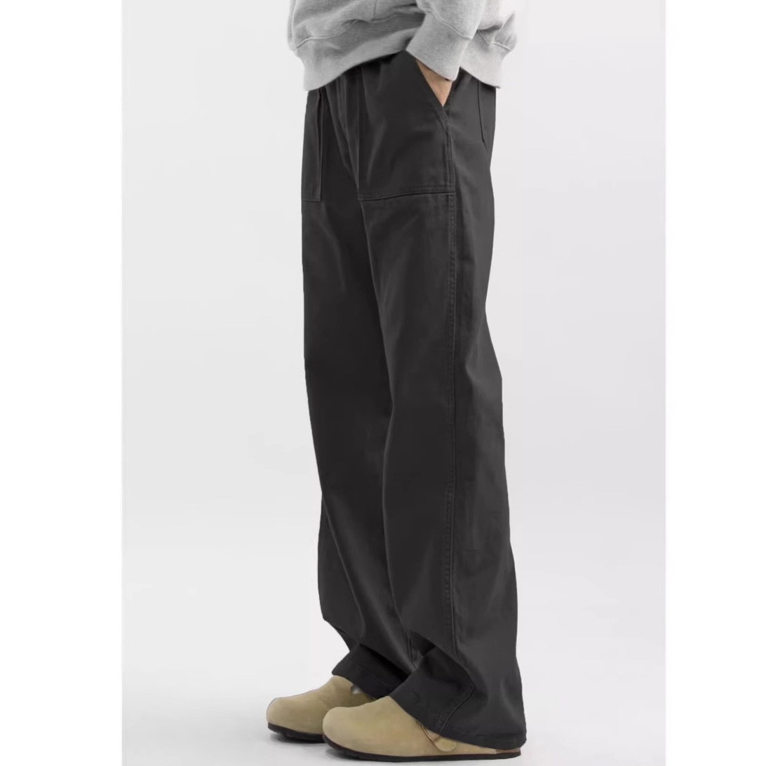 Maillard Retro Straight-leg Casual Men's Cargo Pants ā Image 5