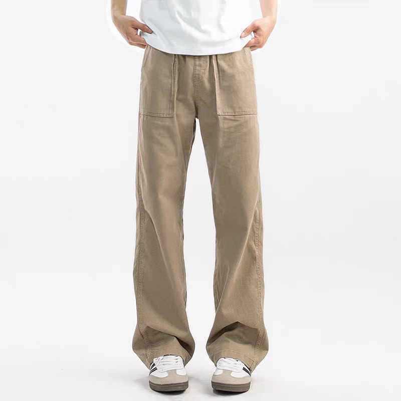 Maillard Retro Straight-leg Casual Men's Cargo Pants ā Image 7