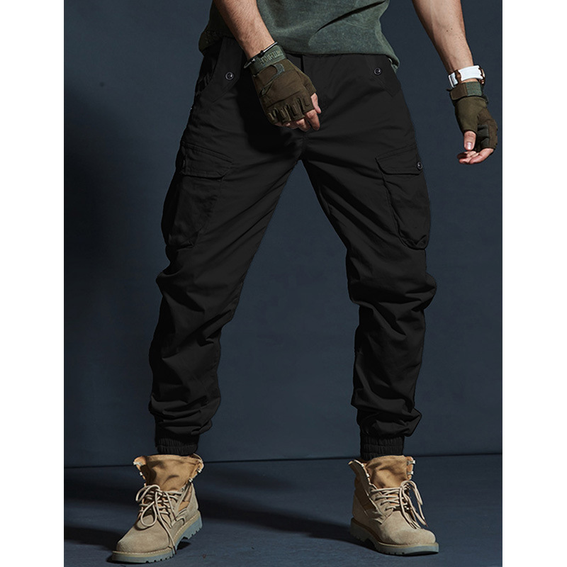 Mens Slim-fit Multi-pocket Work Trousers ā Image 6