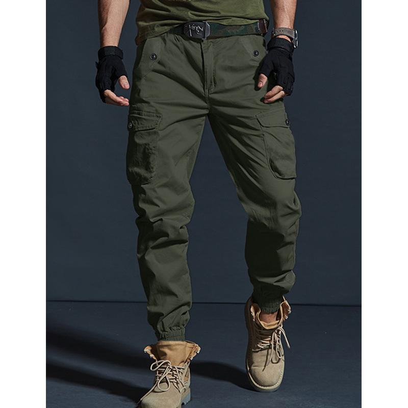 Mens Slim-fit Multi-pocket Work Trousers ā Image 7