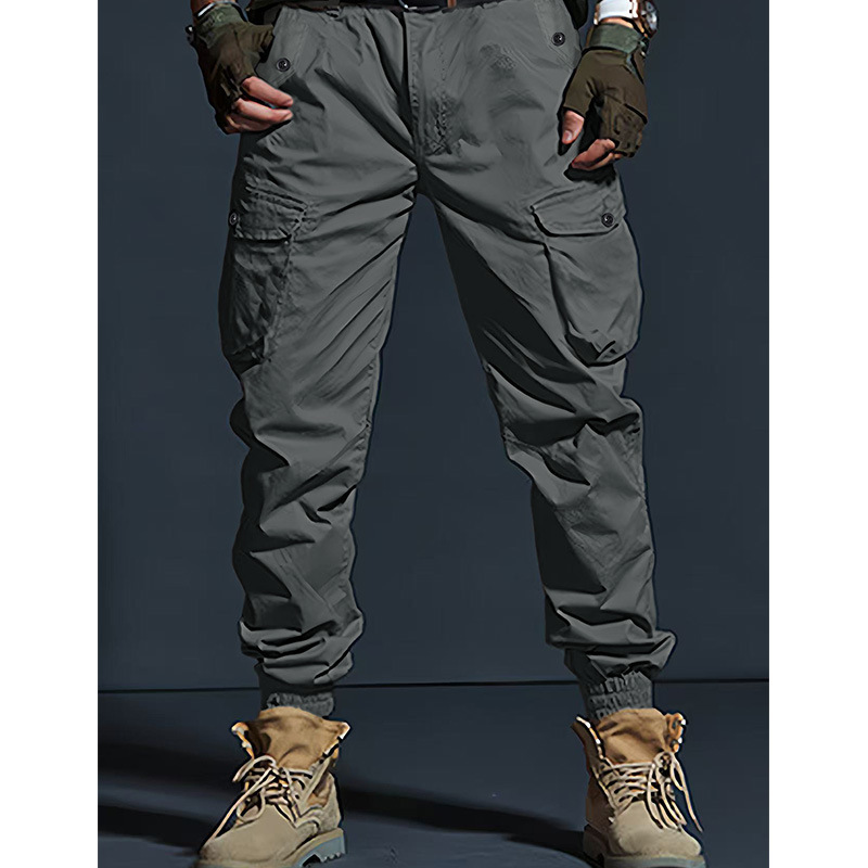 Mens Slim-fit Multi-pocket Work Trousers ā Image 8