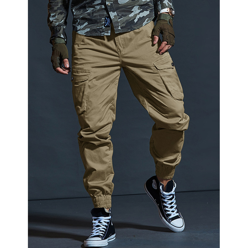 Mens Slim-fit Multi-pocket Work Trousers ā Image 9