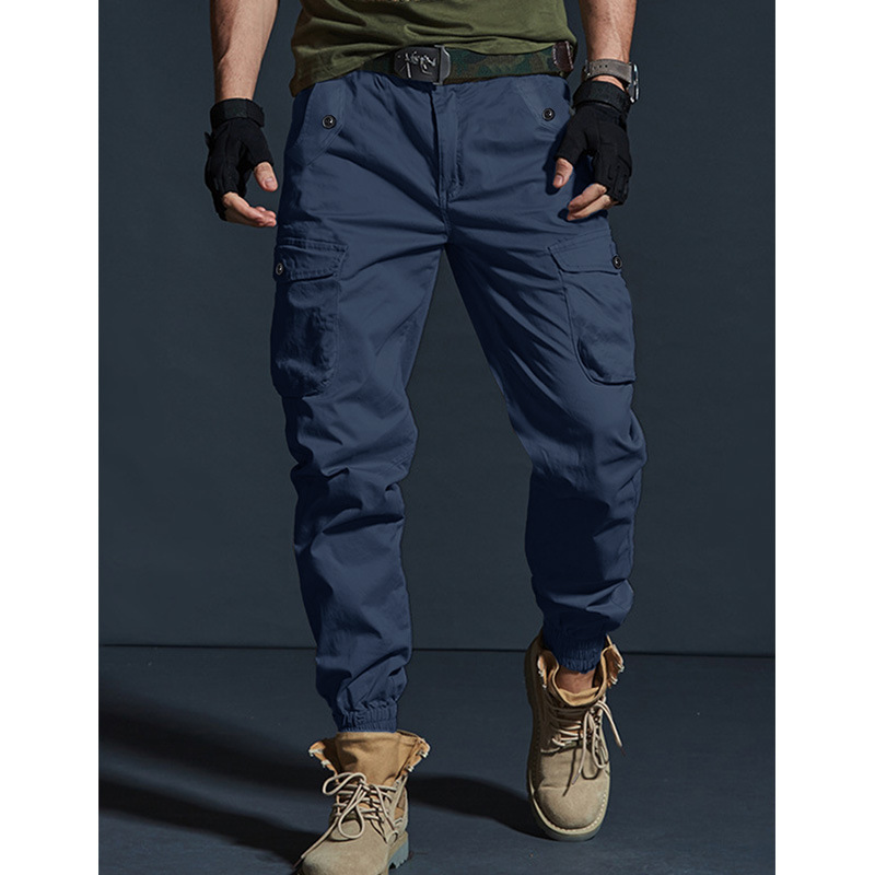 Mens Slim-fit Multi-pocket Work Trousers ā Image 10