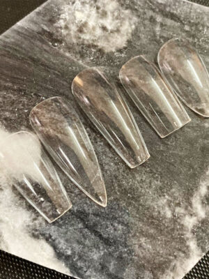 Transparent extension nail